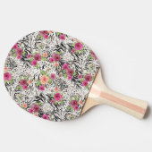 アニマルプリントが付いているパターン 卓球ラケット (横)