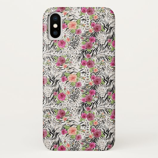 アニマルプリントが付いているパターン Case-Mate iPhoneケース (裏面)