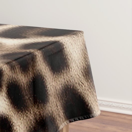 アニマルプリントのテクスチャ毛皮の毛皮のチーテアヒョウ柄 テーブルクロス (インサイチュ)
