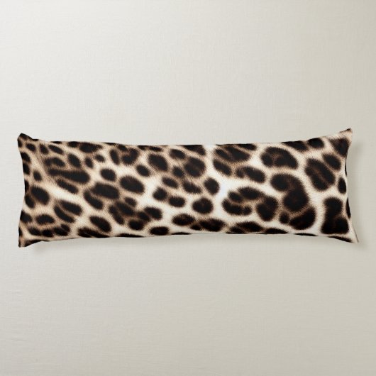 アニマルプリントのテクスチャ毛皮の毛皮のチーテアヒョウ柄 ボディピロー (裏面)