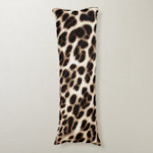 アニマルプリントのテクスチャ毛皮の毛皮のチーテアヒョウ柄 ボディピロー (正面縦)