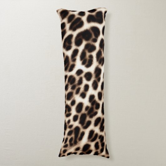 アニマルプリントのテクスチャ毛皮の毛皮のチーテアヒョウ柄 ボディピロー (正面縦)