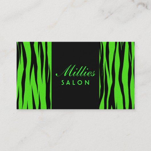 アニマルプリントの名刺 名刺 (正面)