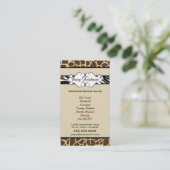 アニマルプリントの名刺 名刺 (スタンド正面)