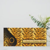 アニマルプリントの招待状 招待状 (スタンド正面)