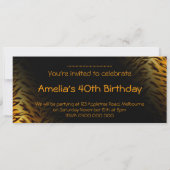 アニマルプリントの招待状 招待状 (裏面)