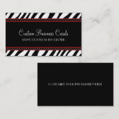 アニマルプリントの点 名刺 (正面/裏面)