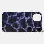 アニマルプリントの青 Case-Mate iPhoneケース (裏面 (横))