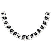 アニマルプリントカウブラック誕生日バンティングバナー バンティングフラッグ (全)