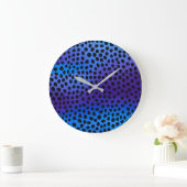 アニマルプリントカラフルアートウォールクロック ラージ壁時計 (ホーム)