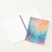 アニマルプリントカラフルアートスパイラルノート ノートブック (内部)