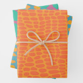 アニマルプリントキッズティーントロピカルギフトおもしろい ラッピングペーパーシート (インサイチュ)