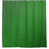 アニマルプリントグリーングリッターグラム シャワーカーテン (正面)