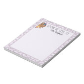 アニマルプリントコケット「の机から…」 ノートパッド (回転)