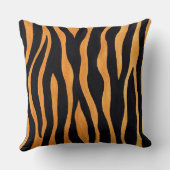 アニマルプリントゴールデンアンドブラック装飾用クッション クッション (裏面)