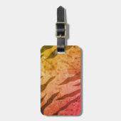 アニマルプリントサファリラゲージタグ ラゲッジタグ (正面縦)