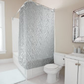 アニマルプリントシルバーグリッターグラム シャワーカーテン (インサイチュ)