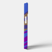 アニマルプリントスキンゼブラレトロパタカラフルーン11 Case-Mate iPhoneケース (裏面 / 右)