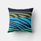 アニマルプリントスキンゼブラレトロパターン5 クッション (裏面)