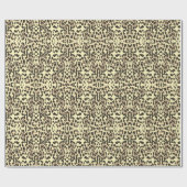 アニマルプリントスタイリッシュ包装紙 ラッピングペーパー (フラット)