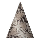 アニマルプリントスネークトープ誕生日 パーティーハット (左)