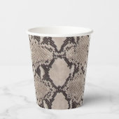 アニマルプリントスネークトープ誕生日 紙コップ (裏面)