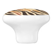 アニマルプリントセラミックキャビネットつまみ セラミックノブ (側面)