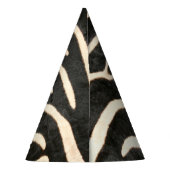 アニマルプリントゼブラバースデーパーティーハット パーティーハット (裏面)