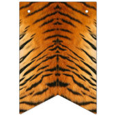 アニマルプリントタイガー誕生日バンティンバナー バンティングフラッグ (第1の旗)