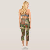 アニマルプリントテラコッタファンタジーペイズリー カプリレギンス (裏面)