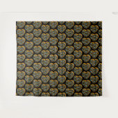 アニマルプリントハートパターン タペストリー (正面(横))