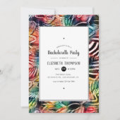 アニマルプリントバチェロレッテ 招待状 (正面)