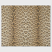 アニマルプリントヒョウ包装紙 ラッピングペーパー (フラット)