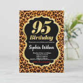 アニマルプリントヒョウ招待 招待状 (スタンド正面)