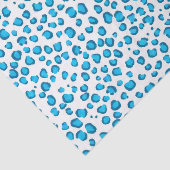 アニマルプリントヒョウ柄ブルーギフト 薄葉紙 (詳細)