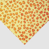 アニマルプリントヒョウ柄レッドオレンジギフト 薄葉紙 (詳細)