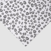 アニマルプリントヒョウ柄白黒ギフト 薄葉紙 (詳細)