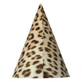 アニマルプリントヒョウ誕生日パーティーハット パーティーハット (裏面)