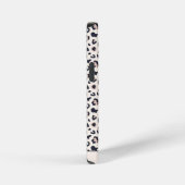 アニマルプリントピンク・モノグラム iPhoneケース (右側面)