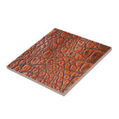 アニマルプリントフェイクアリゲータ タイル (側面)