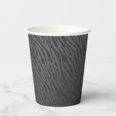 アニマルプリントブラックグリッターグラム 紙コップ (裏面)