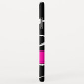 アニマルプリントブラック、ホワイト、ピンクのiphoneケース Case-Mate iPhoneケース (裏面/右)