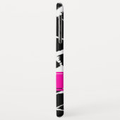 アニマルプリントブラック、ホワイト、ピンクのiphoneケース Case-Mate iPhoneケース (裏面/左)