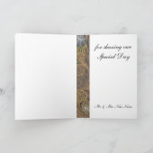 アニマルプリントペイズリーパターン サンキューカード (内部)