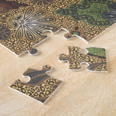 アニマルプリントペイズリーパターン ジグソーパズル (側面)