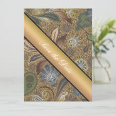 アニマルプリントペイズリーパターン セーブザデート (スタンド正面)