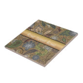 アニマルプリントペイズリーパターン タイル (側面)