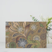 アニマルプリントペイズリーパターン 便箋 (スタンド正面)