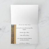 アニマルプリントペイズリーパターン 案内状 (内部)