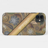 アニマルプリントペイズリーパターン Case-Mate iPhoneケース (裏面(横))